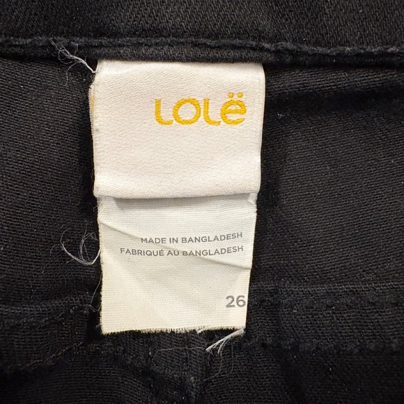 LOLË Black Skinny Jeans‎ Women's Size 26 Casual Denim Pants - Picture 5 of 6